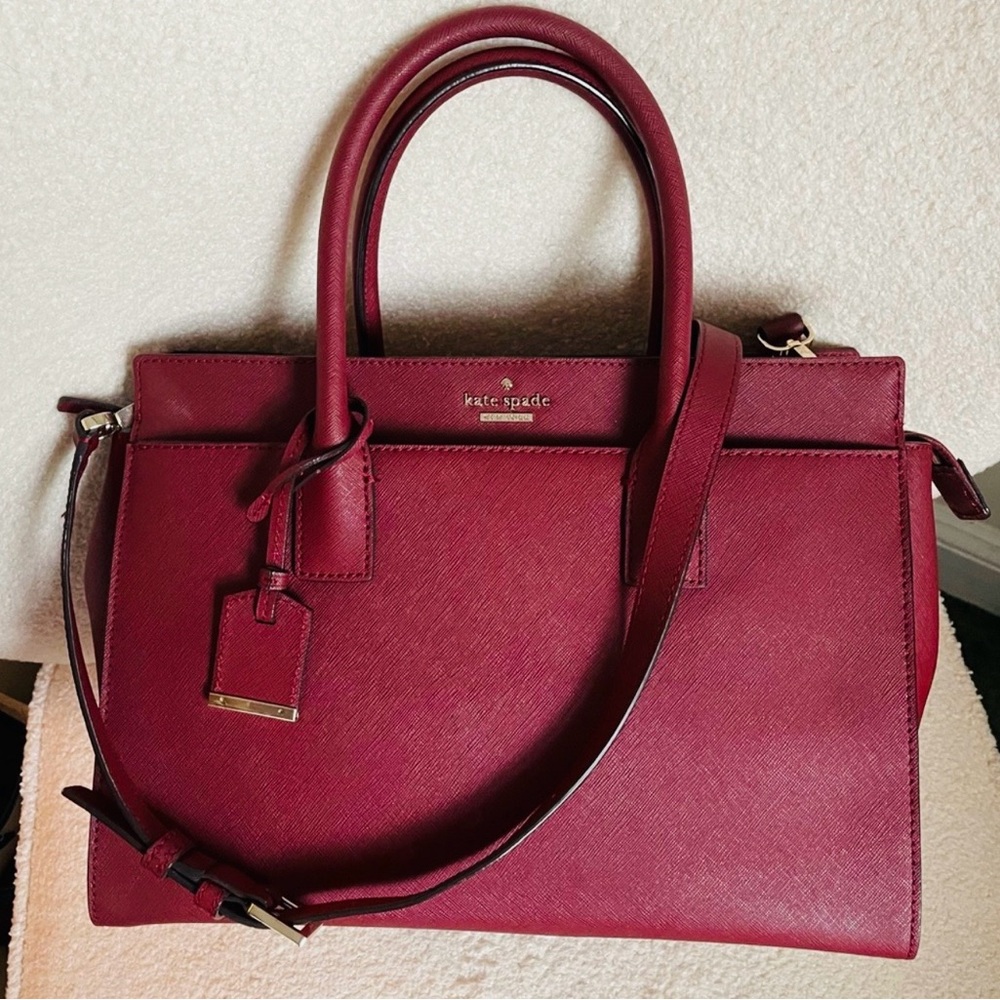 Kate Spade Burgundy Satchel